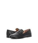 Frye Faith Women's Black Leather Slip-On Loafers