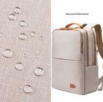 NOBLEMAN Luxury Women's Laptop Backpack - Beige