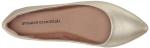 Gold Pointed-Toe Ballet Flats for Women