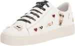 KARL LAGERFELD Women's Bright White Lace-up Sneakers