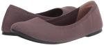 Mauve Knit Ballet Flats with Cushioned Comfort