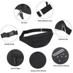Stylish Large Crossbody Fanny Pack with Zippers