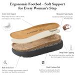 Genuine Suede Platform Clogs for Women in Grey