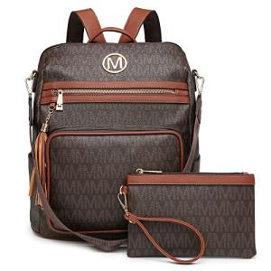 MKP Collection Convertible Fashion Backpack Purse Set