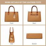 3-Piece Yellow PU Leather Handbag Set