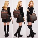 MKP Collection Convertible Fashion Backpack Purse Set