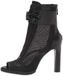 KARL LAGERFELD Women's Black Peep Toe Bootie
