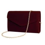 Chic Faux Suede Evening Clutch for Women