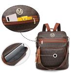 MKP Collection Convertible Fashion Backpack Purse Set