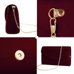 Chic Faux Suede Evening Clutch for Women