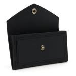 Antiq Black Leather Wallet for Women