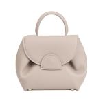 Designer Mini Top-Handle Shoulder Bag in Gray