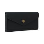 Antiq Black Leather Wallet for Women