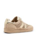 Steve Madden Taupe/Gold Women's Sneakers, Size 7.5