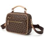 LBiayion Vegan Leather Multi-Pocket Crossbody Bag