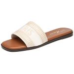Athlefit Beige Summer Slip-On Sandals, Size 8.5