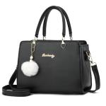 Chic Black Crossbody Handbag and Tote Set