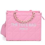 Chinllo Quilted Chain Tote Bag for Women