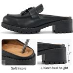 Ablanczoom Backless Chunky Heel Women’s Mules