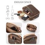 LBiayion Vegan Leather Multi-Pocket Crossbody Bag