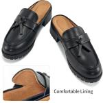 Ablanczoom Backless Chunky Heel Women’s Mules