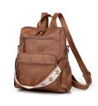 Dora & Liz Stylish Brown Backpack Purse for Women