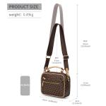 LBiayion Vegan Leather Multi-Pocket Crossbody Bag