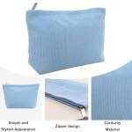 Large Capacity Corduroy Makeup Bag for Women