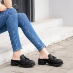 Ablanczoom Backless Chunky Heel Women’s Mules