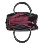 Chic Black Crossbody Handbag and Tote Set