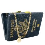 FGG Retro Rhinestone Evening Clutch Bag