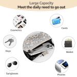 AIBAOWU Silver Rhinestone Evening Clutch Bag