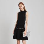 AIBAOWU Silver Rhinestone Evening Clutch Bag