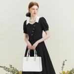 COCIFER Women's Crossbody Leather Tote Bag