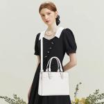 COCIFER Women's Crossbody Leather Tote Bag