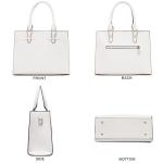 COCIFER Women's Crossbody Leather Tote Bag