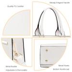 COCIFER Women's Crossbody Leather Tote Bag