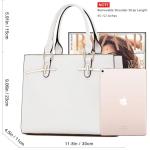 COCIFER Women's Crossbody Leather Tote Bag