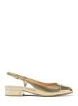 Michael Kors Perla Flex Sling Flats, Pale Gold