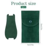 Portable Velvet Watch Travel Pouch Set