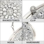 Sparkly Rhinestone Evening Clutch Bag for Women