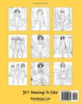 Chic Black Fashion Coloring Book for All Ages