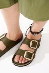 Project Cloud Leather Comfortable Flat Sandals for Women