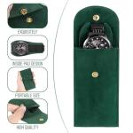 Portable Velvet Watch Travel Pouch Set
