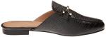 Black Crocodile Print Slip-On Mule by Amazon Essentials