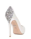 Badgley Mischka Kiara Ivory Dress Pump, Size 8.5