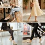 Chic Women's Gold Bit Suede Loafers