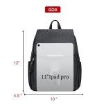 Trendy Black Leather Backpack Purse for Women