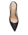 Vince Camuto Black Hamden Slingback Pump, Size 5.5