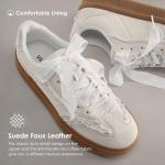 Vilanva Women's Lace Detail Trendy Fashion Sneakers